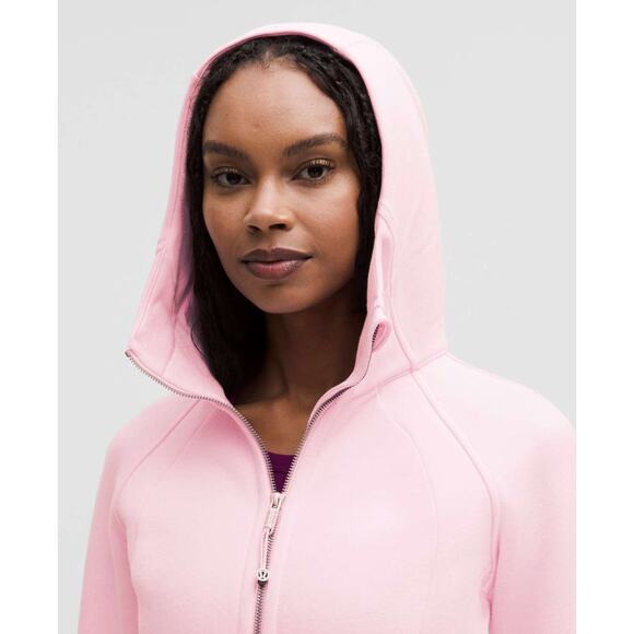 Lululemon Scuba Full-Zip Hoodie Pink Organza Size 8 Pink Organza NWT - Picture 4 of 5
